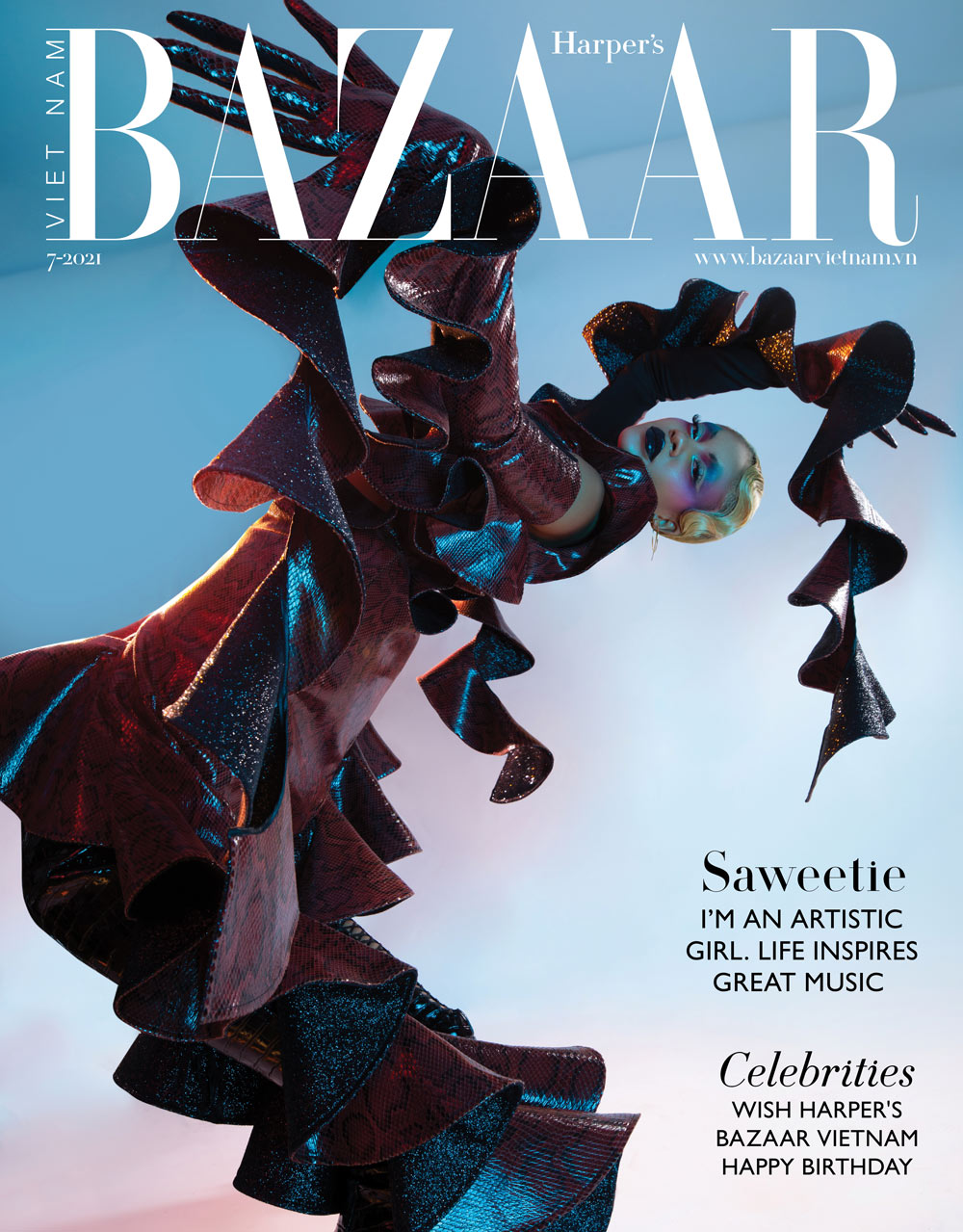 Saweetie Glows on the Cover of Harper’s Bazaar&nbsp;Vietnam
